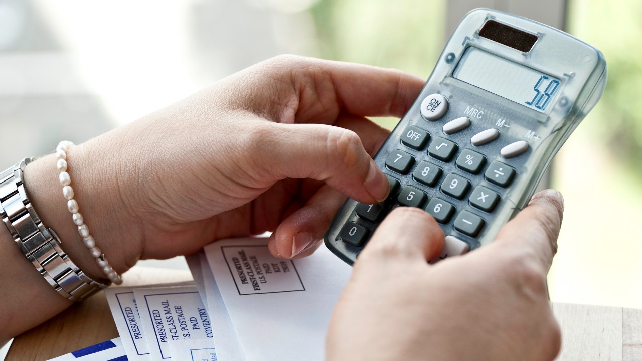 A calculator; image used for HSBC home loan calculators page.