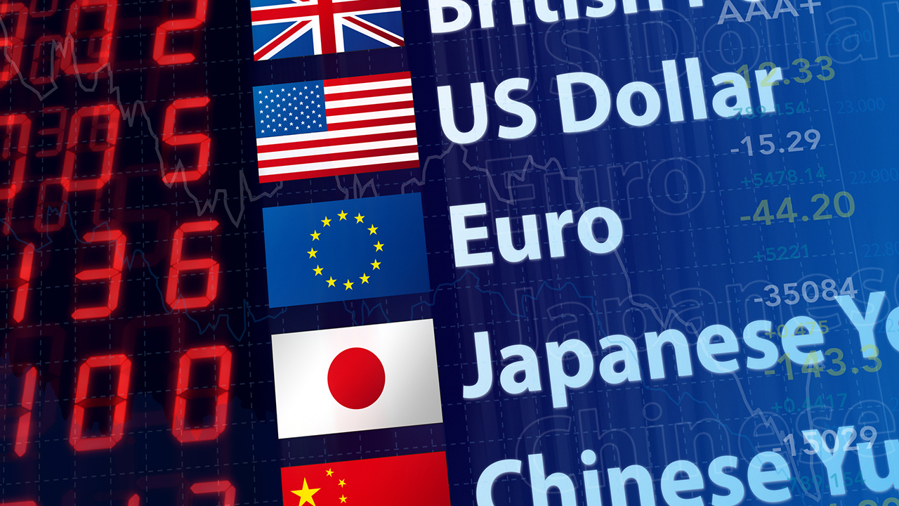 Stock board; image used for HSBC Currency Exchange page.