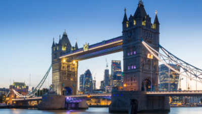 London tower bridge view; image used for moving overseas.