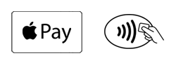 Apple pay contactless symbol and apply pay icon which will appear on at retailers who accept apply pay