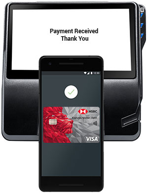 Google pay android phone and payment receiver
