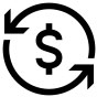 A smart money icon